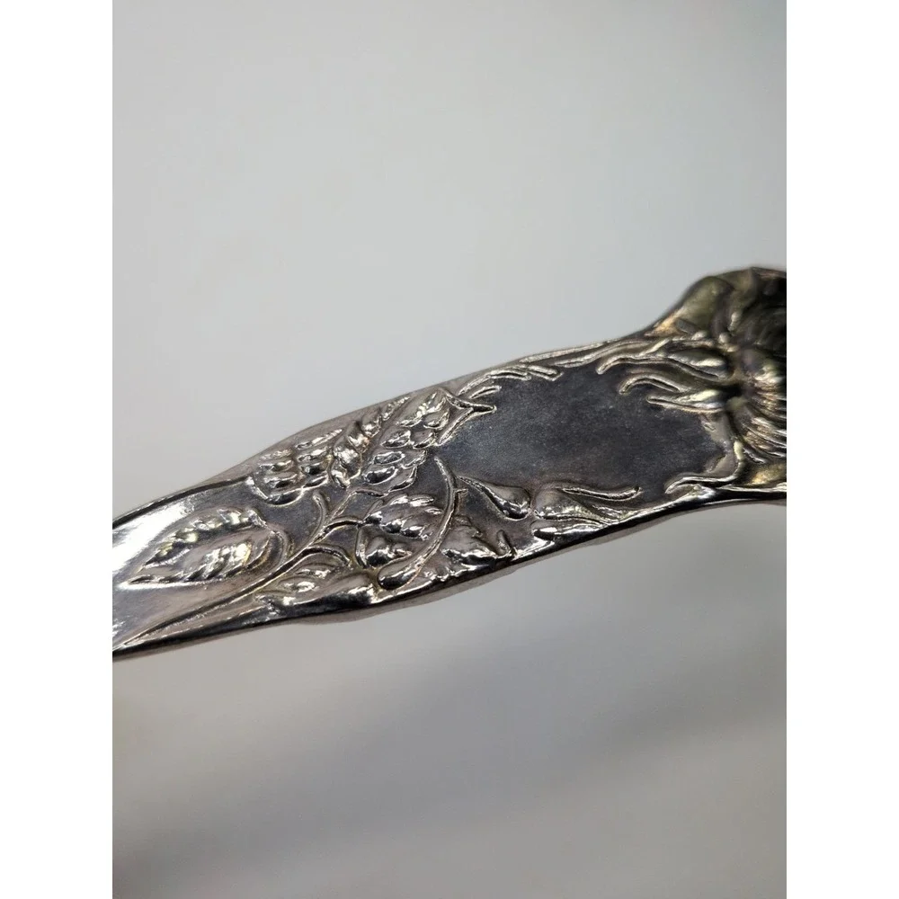 🇮🇹Vtg Antique Cake Serving Knife Silverplated Wedding Server Italy Heirloom 12